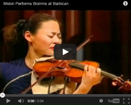 Midori plays Brahms